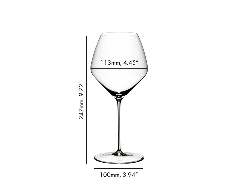 Riedel Weingläser Set - Rote Weingläser - Veloce - Pinot Noir - 760 ml - 4 Stück