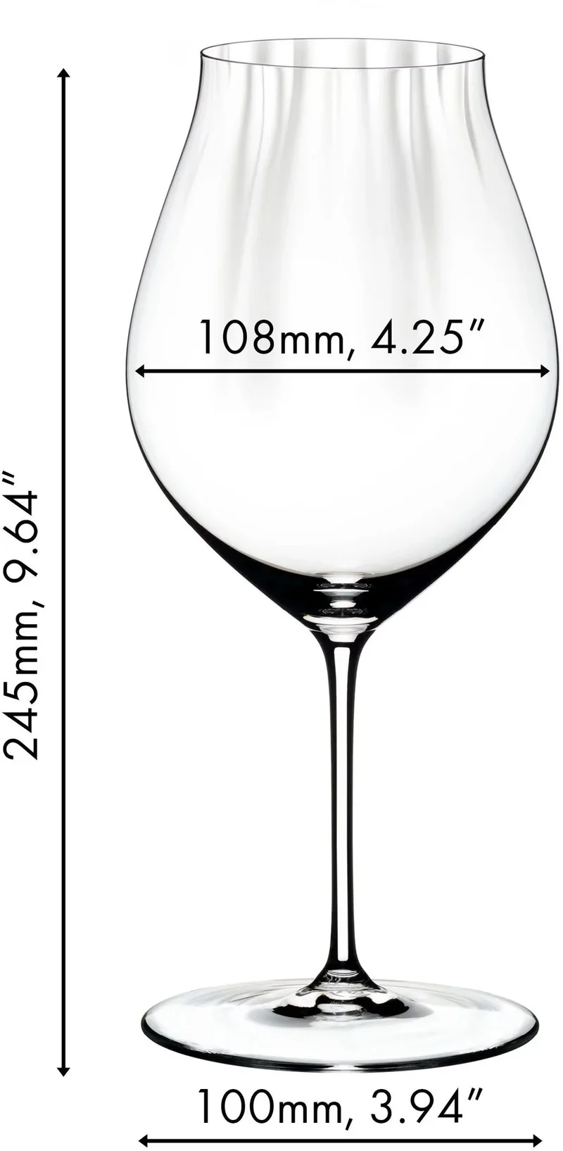 Riedel Weingläser Set - Rote Weingläser - Performance - Pinot Noir - 830 ml - 4 Stück