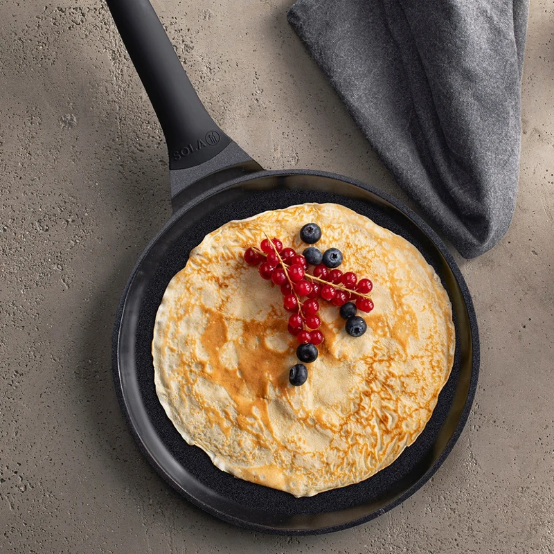Sola Crepepfanne / Pfanne für Crêpes Ceramic Deluxe ø 28 cm - Induktionsgeeignet - Keramische Antihaftbeschichtung