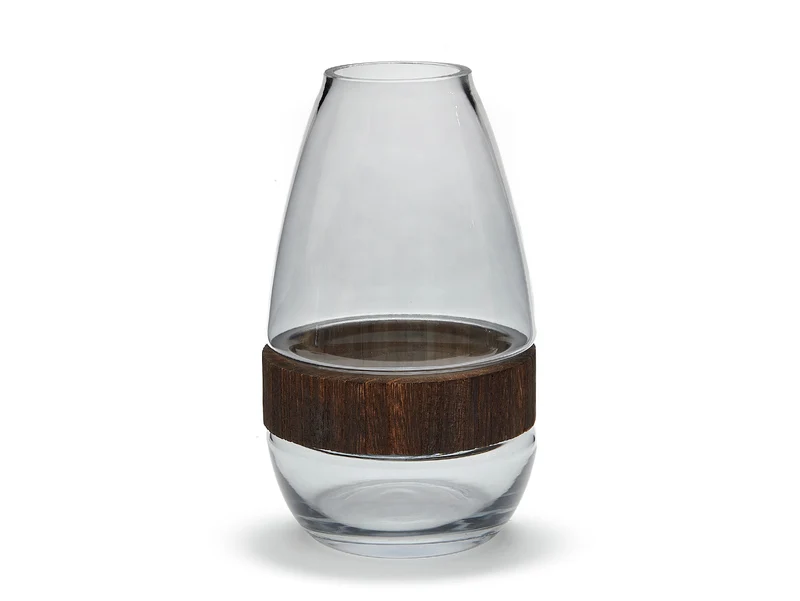 Vase 'Jive' Rauchglas 22cm
