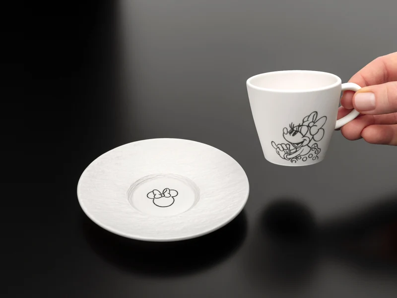 Villeroy & Boch Manufacture Rock blanc - Mickey Mouse Kaffee-Untertasse 15,5cm