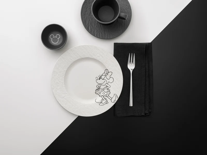 Villeroy & Boch Manufacture Rock - Mickey Mouse Frühstücksteller 2erSet
