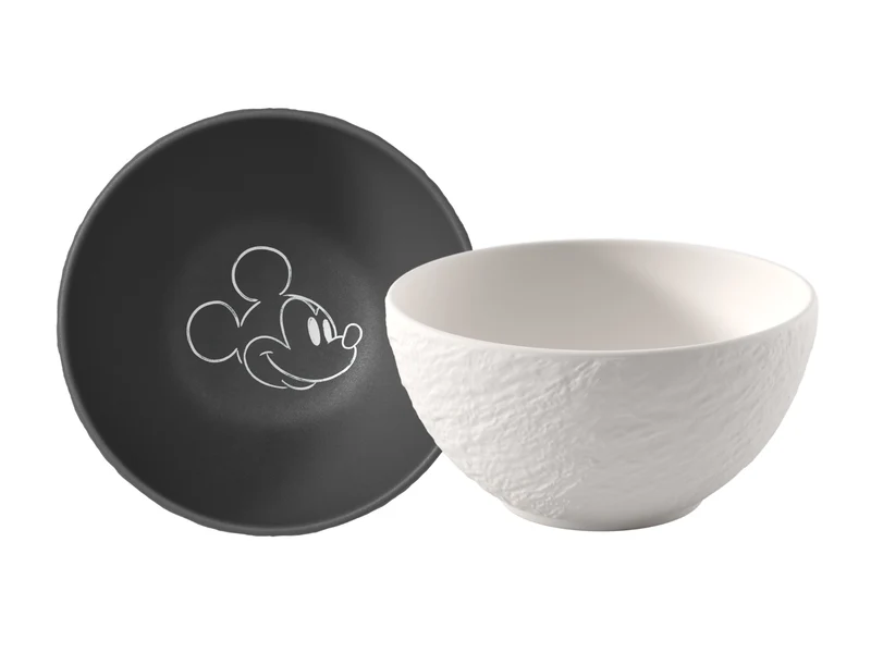 Villeroy & Boch Manufacture Rock - Mickey Mouse Müslischale 2erSet
