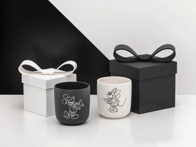 Villeroy & Boch Manufacture Rock - Mickey Mouse Kaffeebecher 2erSet