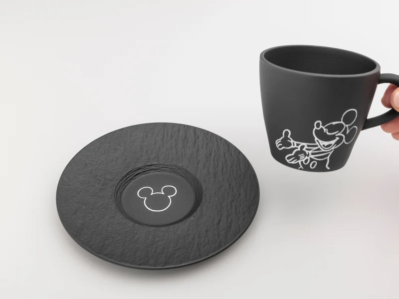 Villeroy & Boch Manufacture Rock - Mickey Mouse Kaffee-Untertasse 15,5cm