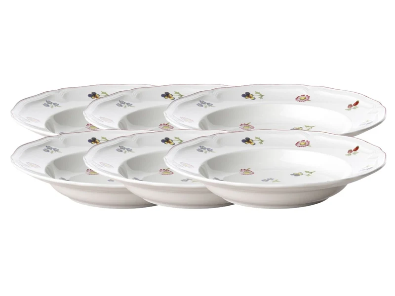 Villeroy & Boch Petite Fleur Suppenteller 23cm Set6