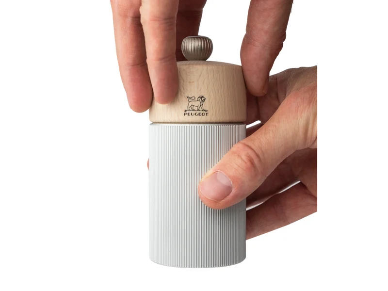 PEUGEOT LINE Salzmühle aluminium/natur 12cm