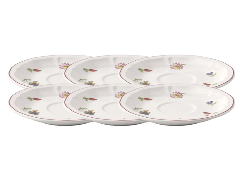 Villeroy & Boch Petite Fleur Mokka-/Espressountertasse 13cm Set6
