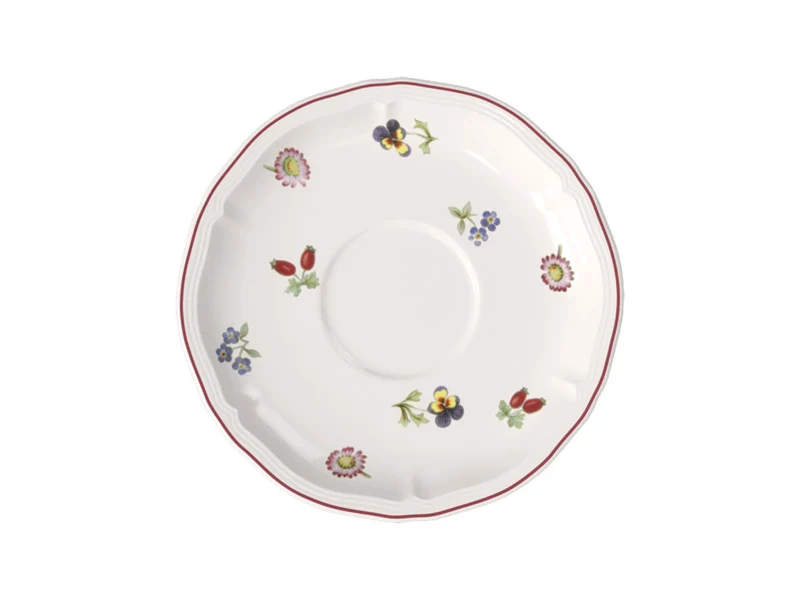 Villeroy & Boch Petite Fleur Frühstücksuntertasse 17cm Set6