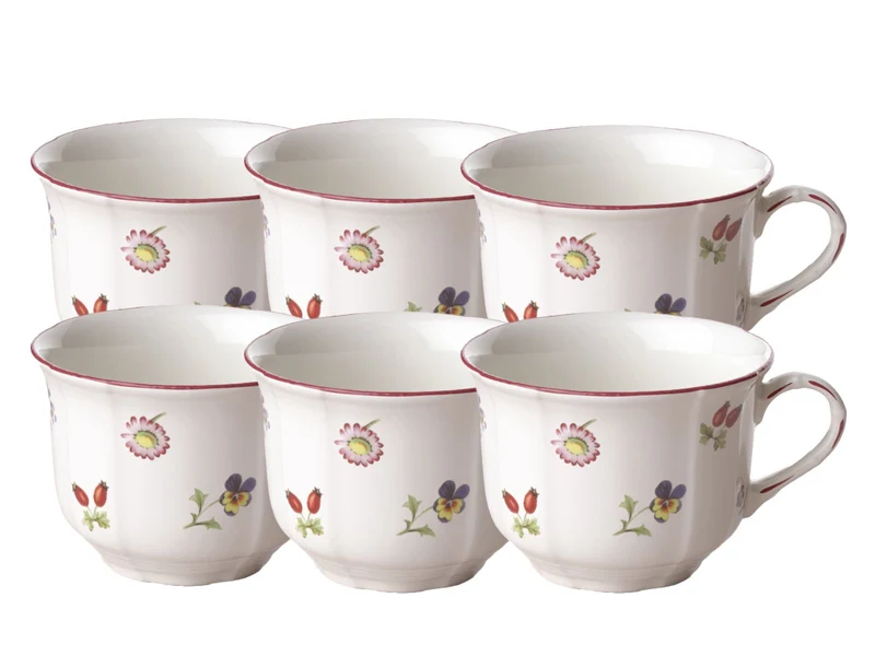 Villeroy & Boch Petite Fleur Frühstücksobertasse 0,26l Set6