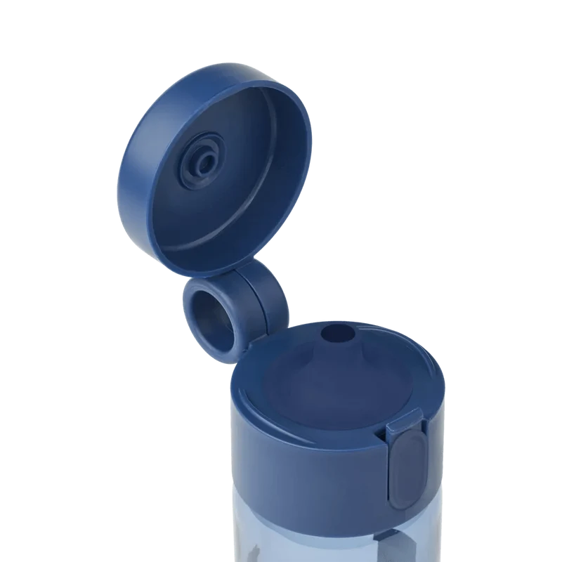 Trinkflasche Clemence "Robots/Indigo blue"