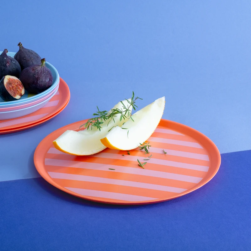 Grosser Teller NORA PLATE 255mm STRIPES