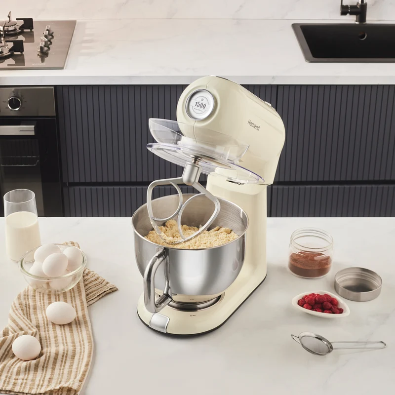 Homend Vintage Profashion 3027H, Küchenchef, Creme, 1500W, 5,5L