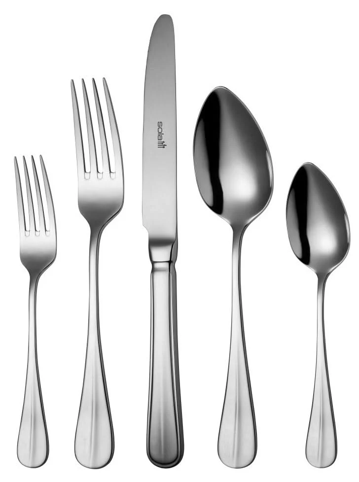 Sola Besteckset Hollands Glatt - 18/10 Edelstahl - 100-teilig / 12 Personen