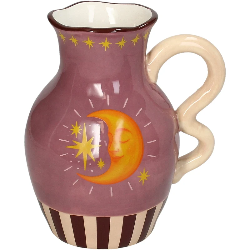 Vase Moon Dolomite Multi 16x12,2x18cm