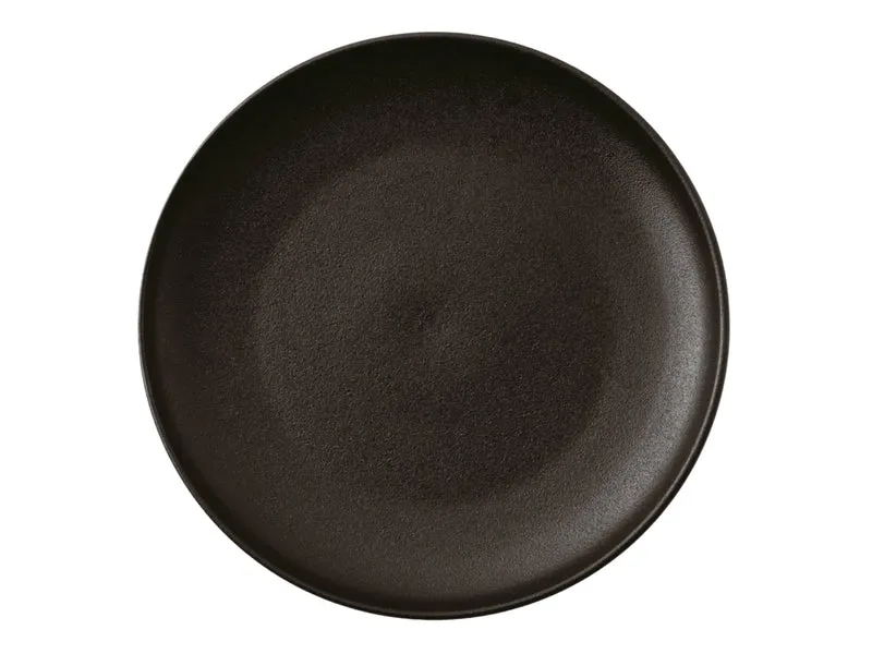Rosenthal Arthur Krupp Stoneware Black Clay Teller flach 26cm
