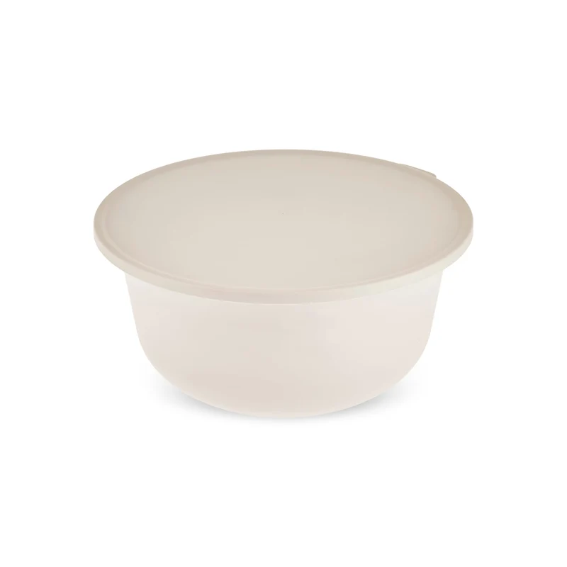 Karaca Forbs 4-teiliges 2 in 1 Aufbewahrungsbehälter-Set, Creme