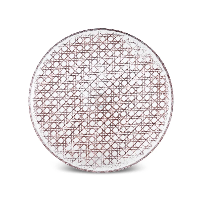 Karaca Rattan Grau-Glitzer 7-teiliges Kuchenset