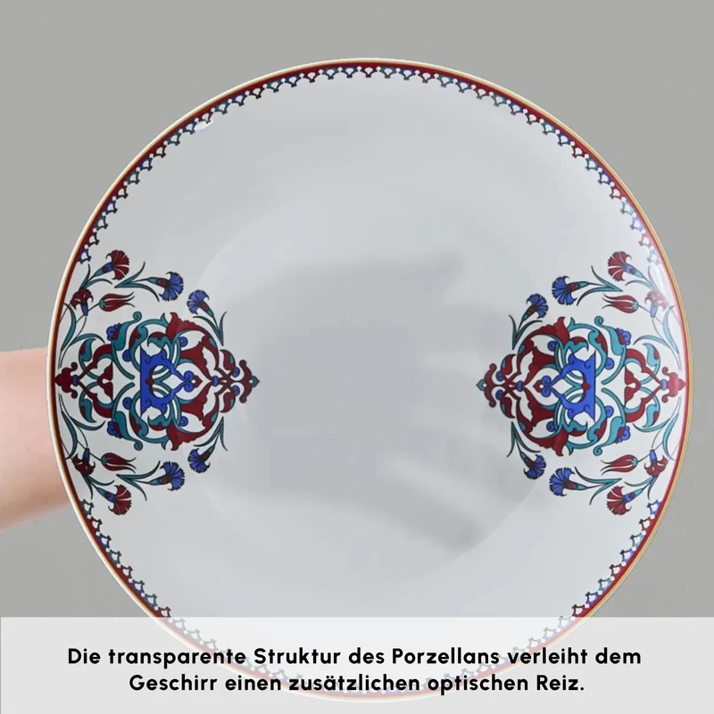 Karaca Nakkaş 26-teiliges 6-Personen Frühstücksset