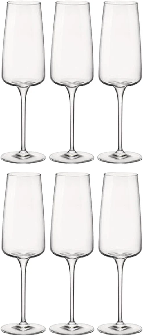 Bormioli Rocco Champagnergläser - Flöten - Nexo - 240 ml - 6 Stück