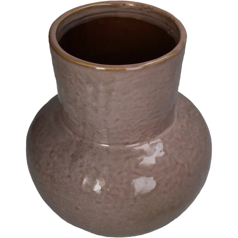 Vase Steingut Altrosa 23.5x23.5x25.5cm