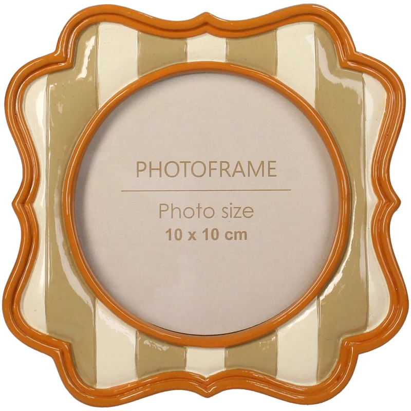 Bilderrahmen Polyresin Multi 10x10cm taupe/beige