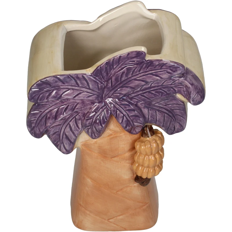 Vase Palm Tree Dolomit Multi 15,5x10,3x21,5cm
