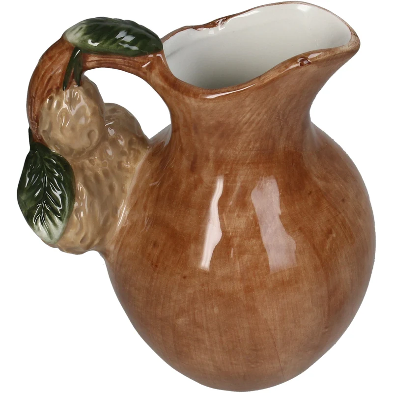 Vase Walnuts Dolomite Brown 14,2x11x17,2cm