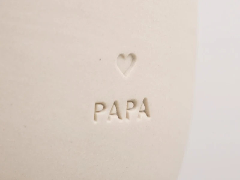 Eulenschnitt Becher Papa beige 0,32l