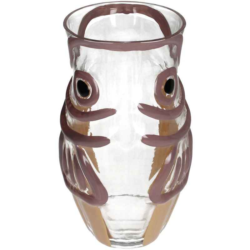 Vase Fish Glas Multi 15x15x29cm