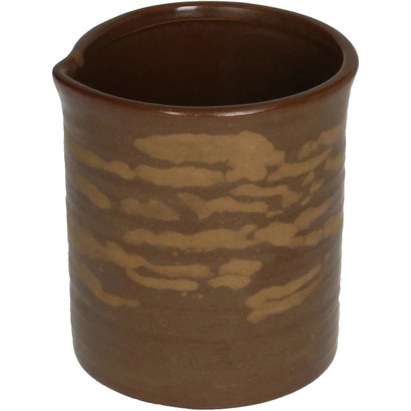 Vase Steinzeug Braun 8.2x7x8.5cm