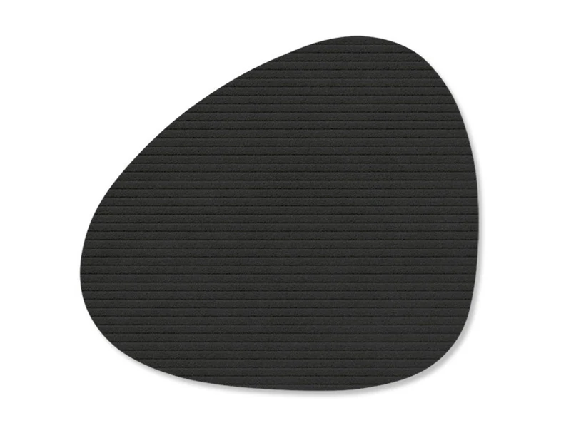 LIND DNA Corduroy Tischset Curve S black ink 24x28cm