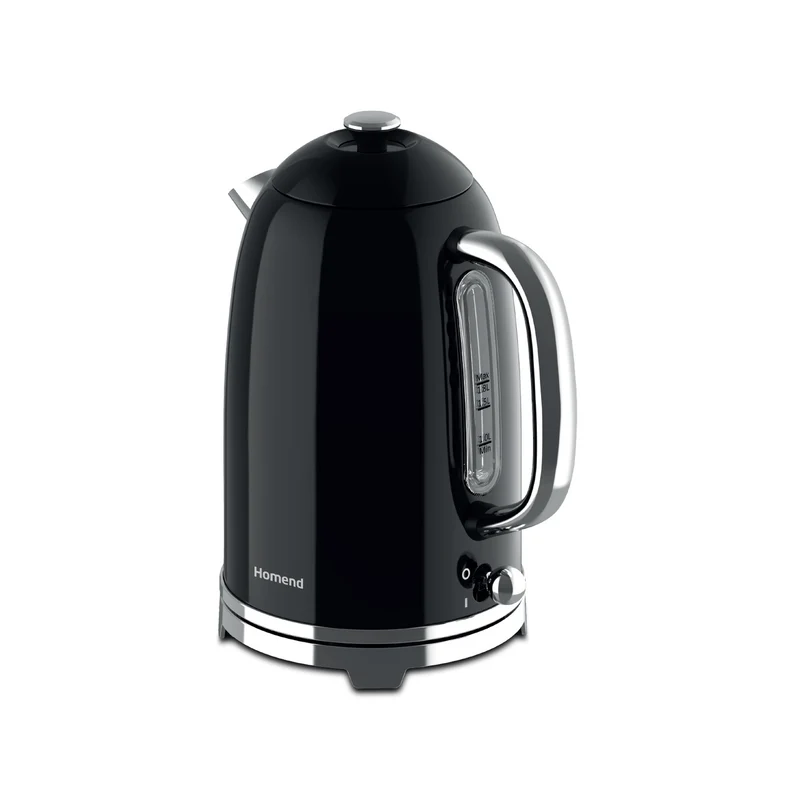 Homend Vintage Heatrow 1627H, Wasserkocher, Schwarz, 2200W