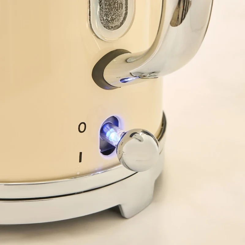 Homend Vintage Heatrow 1627H, Wasserkocher, Creme, 2200W