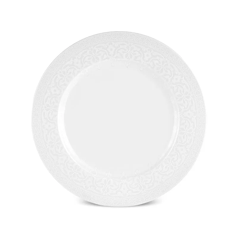 Karaca New Dome Tafelservice für 6 Personen, 24-teilig, Weiß