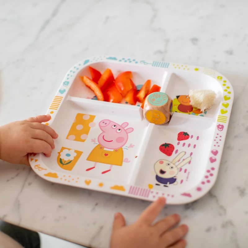 Esslernteller + Würfel EASY EATER PEPPA PIG