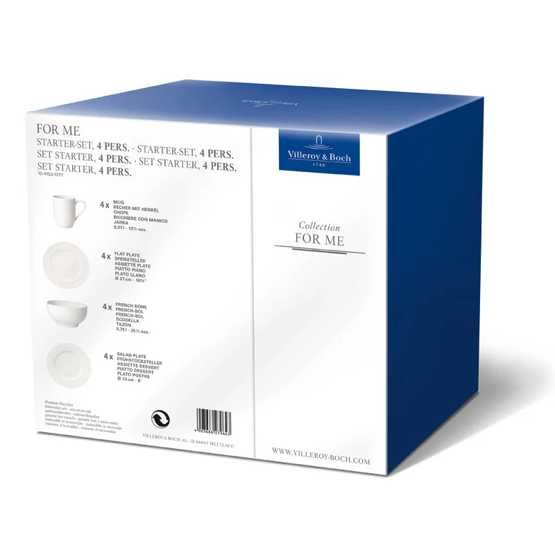 Villeroy & Boch For Me Starter-Set 4 Personen