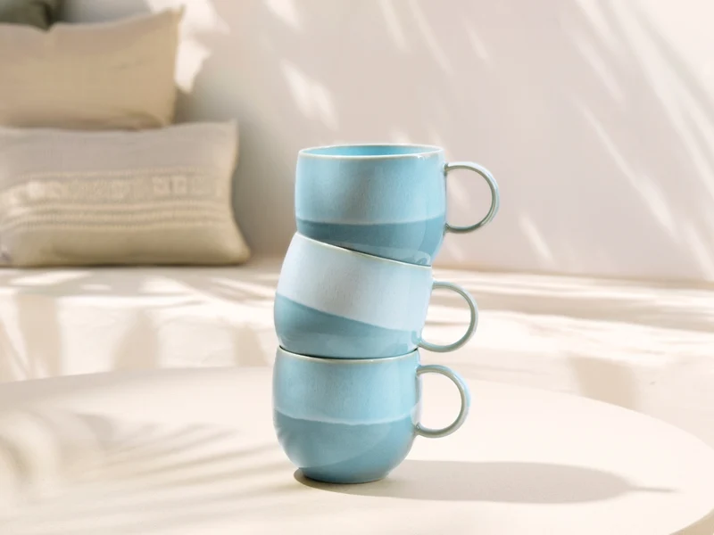 like. by Villeroy & Boch Perlemor Aqua Becher mit Henkel 0,29l