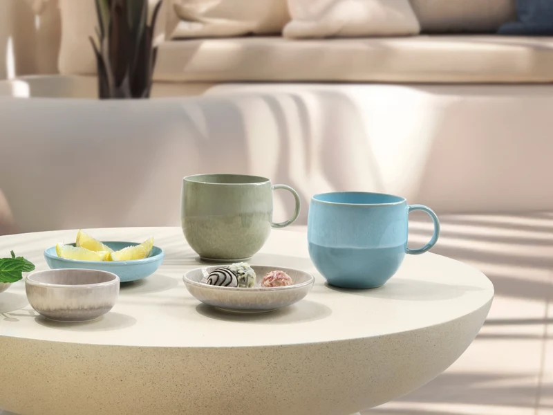 like. by Villeroy & Boch Perlemor Aqua Becher mit Henkel 0,29l