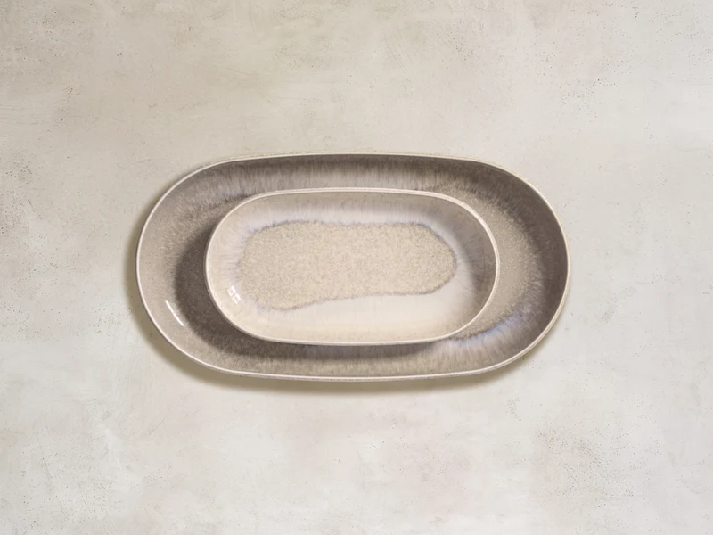 like. by Villeroy & Boch Perlemor Sand Servierplatte 23x13cm