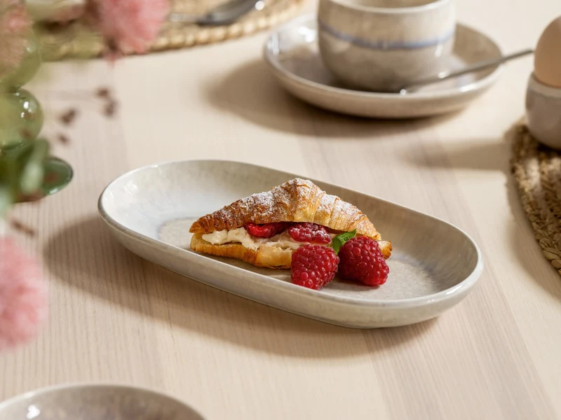 like. by Villeroy & Boch Perlemor Sand Servierplatte 23x13cm