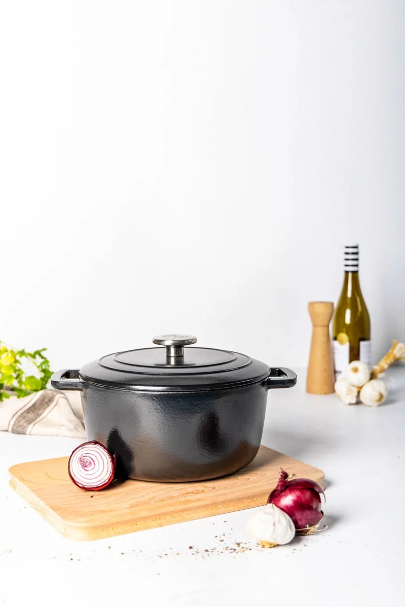 Cosy & Trendy Bräter Fontestic Gusseisen Schwarz Ø 20 cm / 2,7 Liter - Emailliert