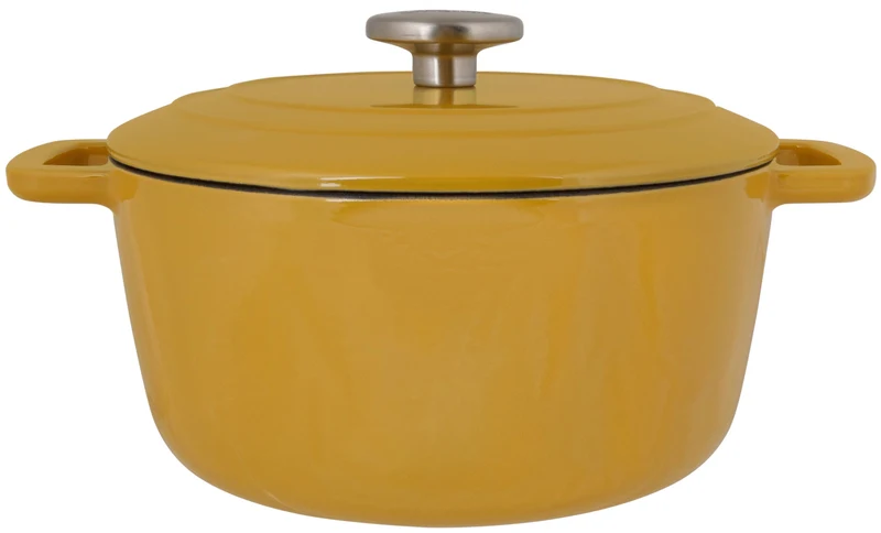 Cosy & Trendy Bräter Fontestic Gusseisen Amber Gold Ø 28 cm / 6.8 Liter – emailliert