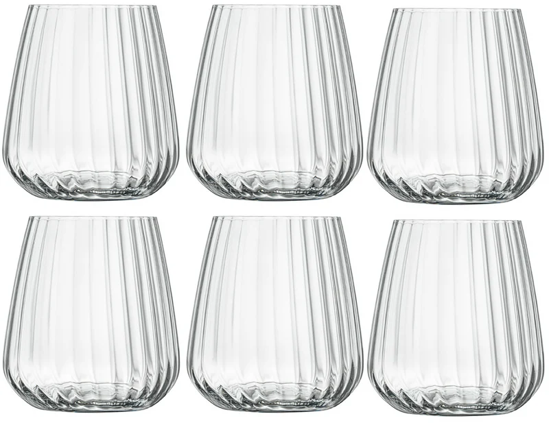 Luigi Bormioli Wassergläser - Trinkgläser - Speakeasies - 450 ml - 6er-Set