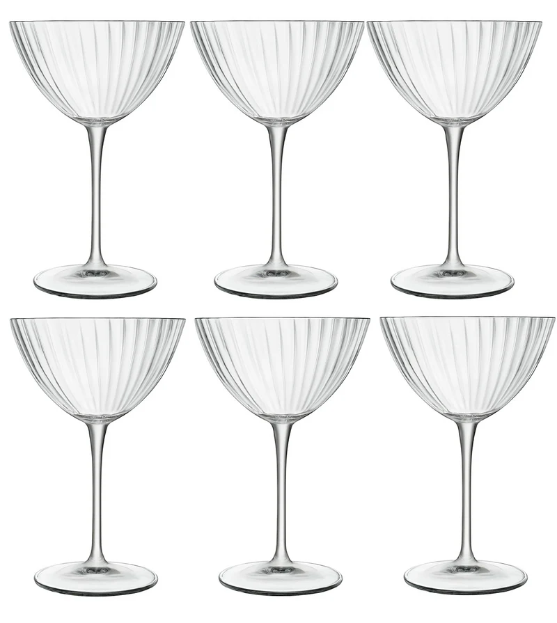 Luigi Bormioli Martinigläser – Cocktailgläser – Speakeasies – 220 ml – 6er-Set