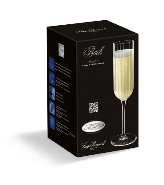 Luigi Bormioli Weißweingläser - Bach - 280 ml - 4er-Set