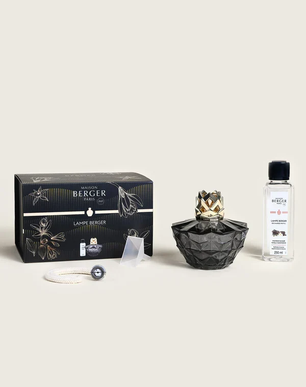 Maison Berger Geschenkset - Duftbrenner Splendeur Vanillée / Vanilla Magnificence - Schwarz