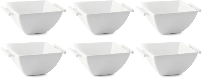 BonBistro Suppenschüsseln / Schalen Yong Squito 14 x 14 cm / 520 ml - 6 Stück