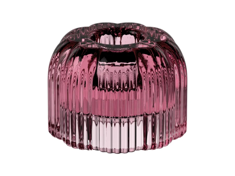 Villeroy & Boch Fleur cassis Kerzenständer 2 in 1 pink 14,5cm
