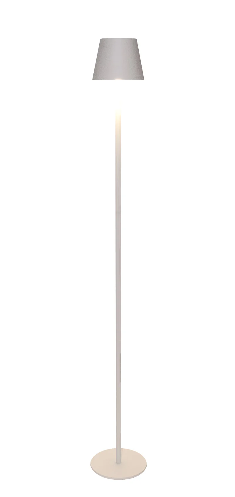 DRAHTLOSE LAMPE HOCH WARMWEISS DIMMBAR LED INKLUSIVE USB-KABEL 1,2M MATTWEISS